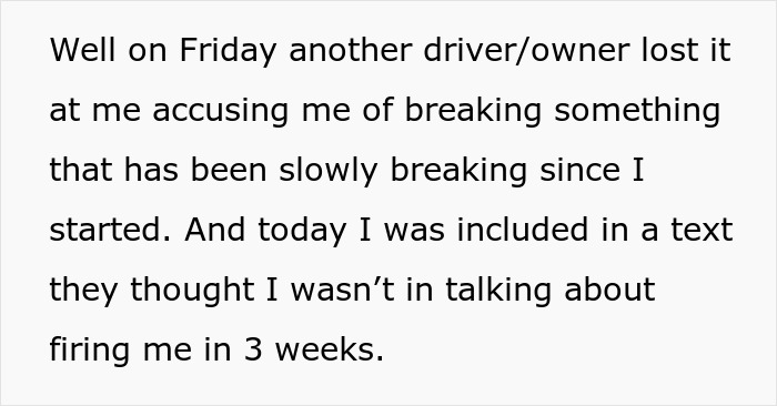 “They Need Me For The Next 3 Weeks, They Are Behind And Overworked”: Person Finds Out They’re Being Fired From A Text They Weren’t Supposed To Receive “They Need Me For The Next 3 Weeks, They Are Behind And Overworked”: Person Finds Out They’re Being Fired From A Text They Weren’t Supposed To Receive