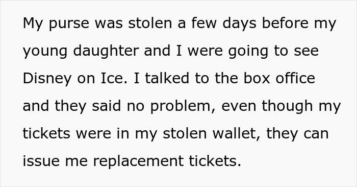 Thieves Regret Actually Using This Mom's "Disney On Ice" Tickets When She Finds Them In Her Seats
