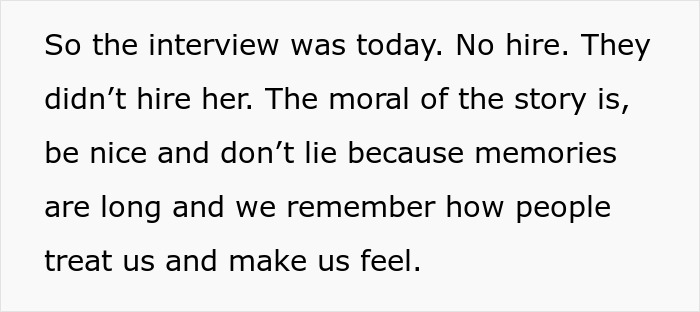 Woman Spreads Lies About Coworker's Attack That Never Happened, Faces The Consequences 5 Years Later When Looking For A Job