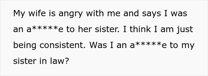 "Her Sister Was Offended And Left": Wife Doesn't Let 14 Y.O. Stepson Hold Her Newborn, Husband Does The Same With Wife's Sister "Her Sister Was Offended And Left": Wife Doesn't Let 14 Y.O. Stepson Hold Her Newborn, Husband Does The Same With Wife's Sister