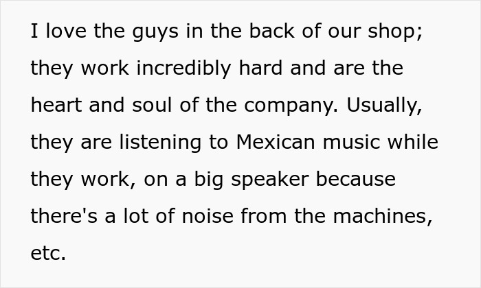 ‘Bosszilla’ Takes Away Stereo From Construction Workers Because He Hates Hearing Spanish Music, Coworker Comes To The Rescue ‘Bosszilla’ Takes Away Stereo From Construction Workers Because He Hates Hearing Spanish Music, Coworker Comes To The Rescue