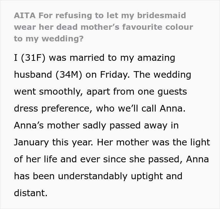 “She Was Escorted Out The Door Screaming”: Guest Hell-Bent On Wearing Purple Clashes With Bride “She Was Escorted Out The Door Screaming”: Guest Hell-Bent On Wearing Purple Clashes With Bride