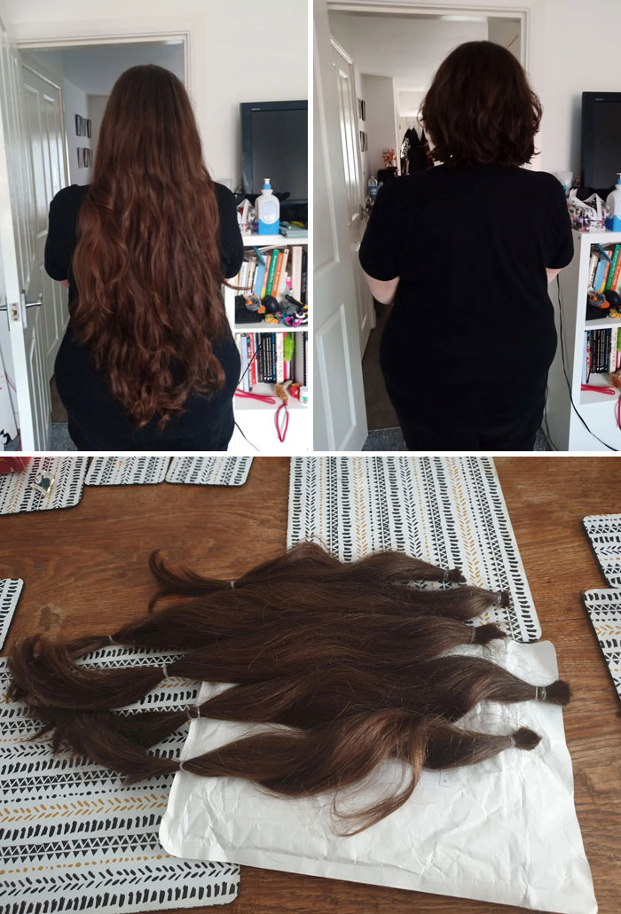 I Donated My Hair Today After Growing It Out For 2 Years