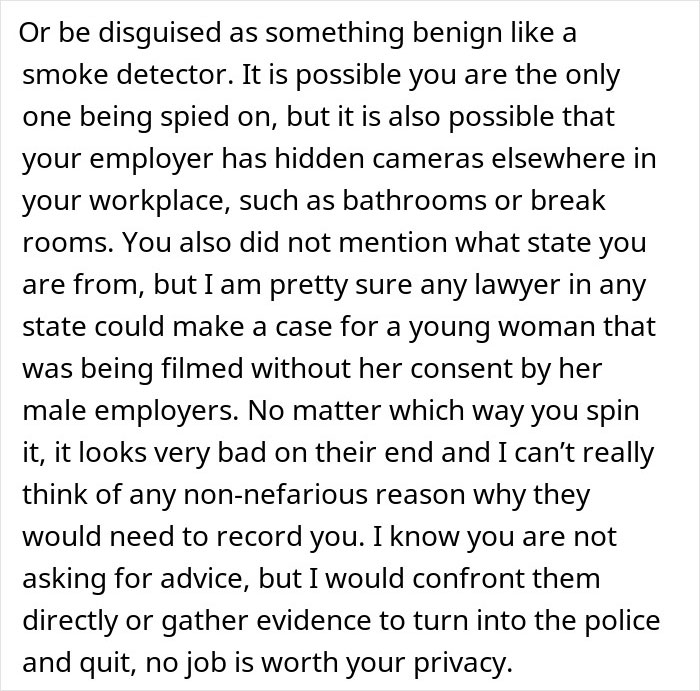Boss Hides A Camera In New Hire’s Office, Doesn’t Realize She Found It On Day 1 After His Oddly Specific Remarks Roused Her Suspicions Boss Hides A Camera In New Hire’s Office, Doesn’t Realize She Found It On Day 1 After His Oddly Specific Remarks Roused Her Suspicions