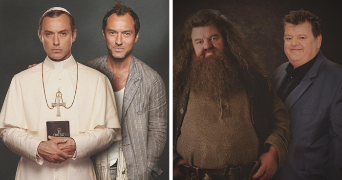 22 Actors Standing Together With The Most Famous Characters They Played (New Pics)