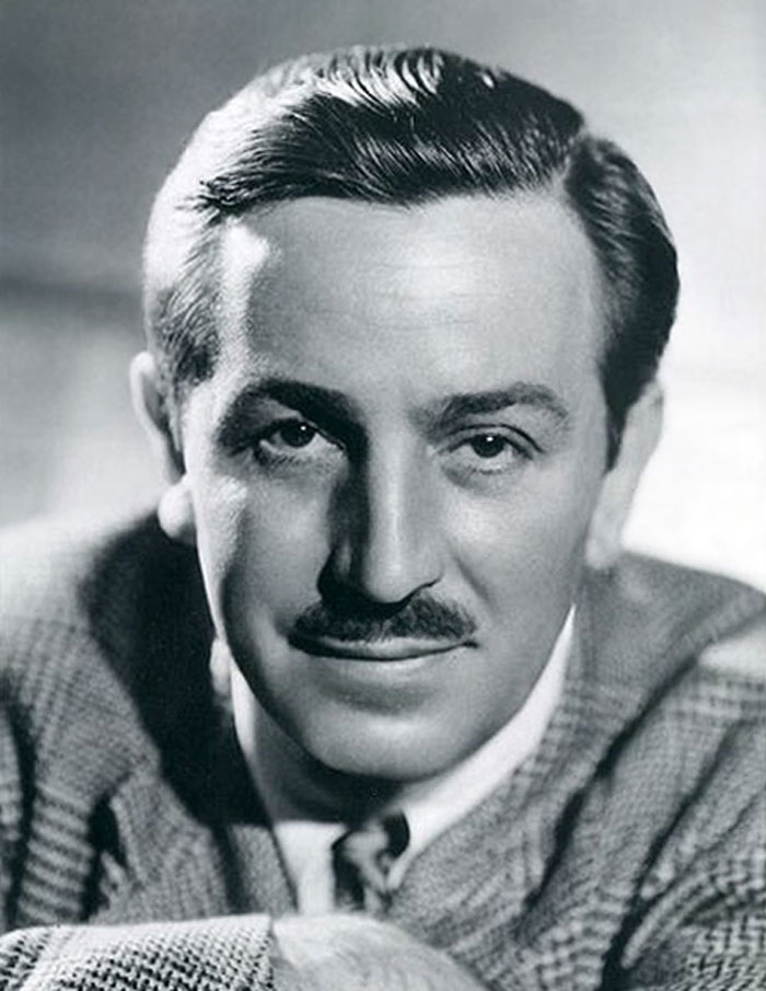 Walt Disney posing for a picture 