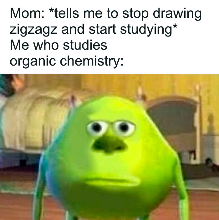 Chemistry meme about organic chemistry 