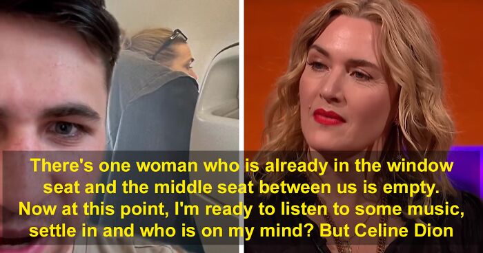 Netizens Cracking Up At This Dude’s Tale Of Him Accidentally Playing ‘Titanic’ Song Out Loud While Sitting Next To Kate Winslet On A Plane
