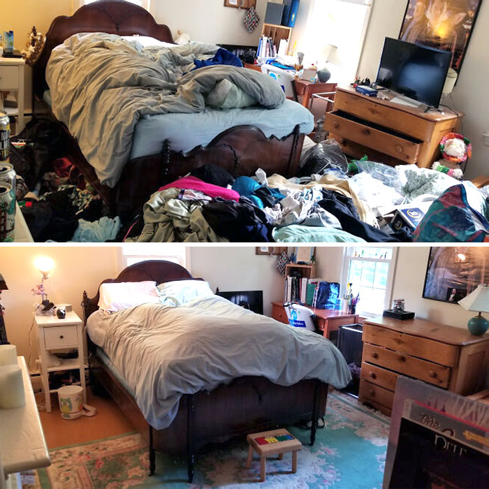 Cleaned My Room Thoroughly For The 1st Time In 2 Years. Feels Like A Physical Sign My Depression Is Getting Better