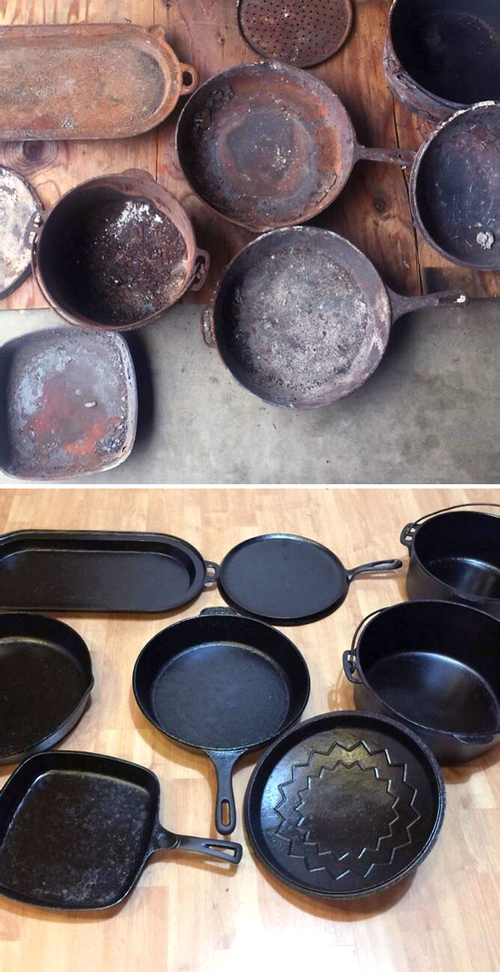 My Parent's Cast Iron Brought Back To Life