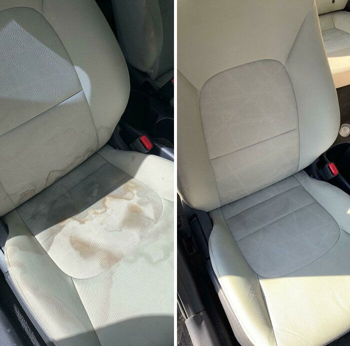 I’ve Been Using All Of My Free Time To Deep Clean My Car Seats