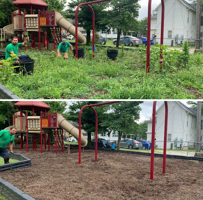 Nobody Weeds A Playground Better Than We Can
