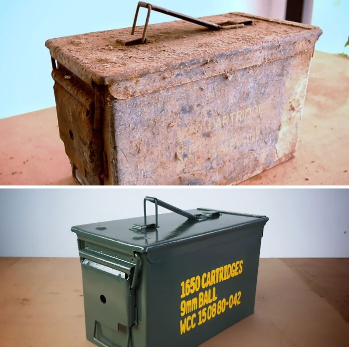 I Gave A New Life To This Abandoned Ammo Box. Satisfied