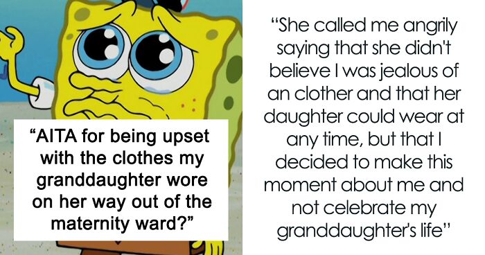 Mother Left ‘Lost’ And ‘Heartbroken’ When Daughter’s Newborn Is Dressed In A Designer Outfit Instead Of Her Handmade Set