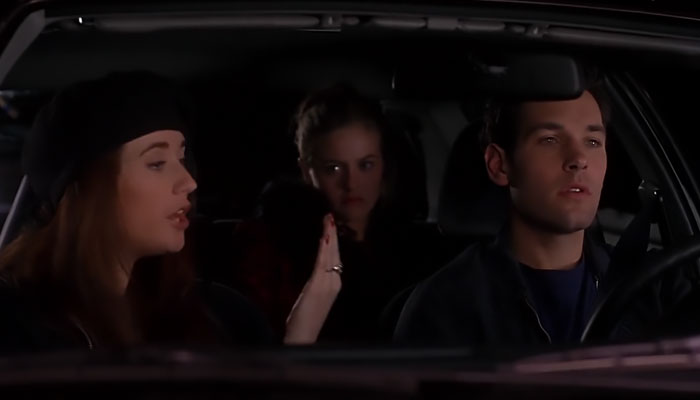 Cher, Josh and Heather in the car 