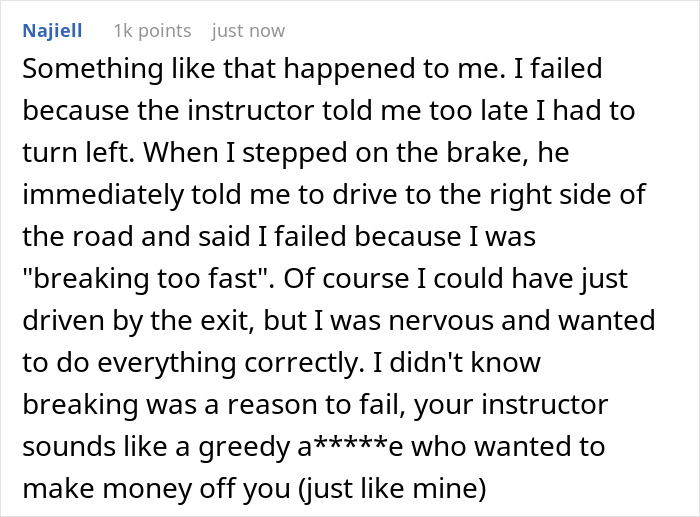 16 Y.O. In Tears After Driving Instructor Purposefully Fails Him By Ignoring Request To Buckle Up