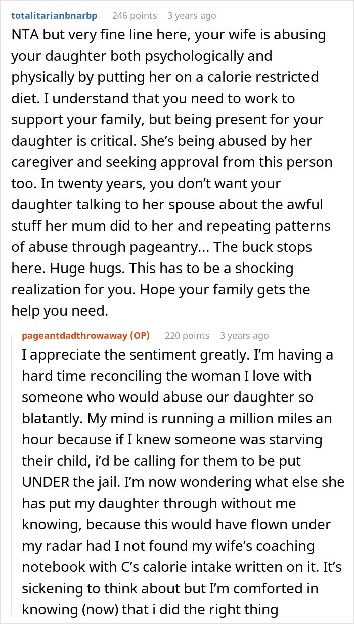 Dad Calls Out Wife And Puts An End To Her Unhealthy Obsession With Their 14-Year-Old Daughter's "Pageant-Ready" Looks, Wonders If He's A Jerk Dad Calls Out Wife And Puts An End To Her Unhealthy Obsession With Their 14-Year-Old Daughter's "Pageant-Ready" Looks, Wonders If He's A Jerk