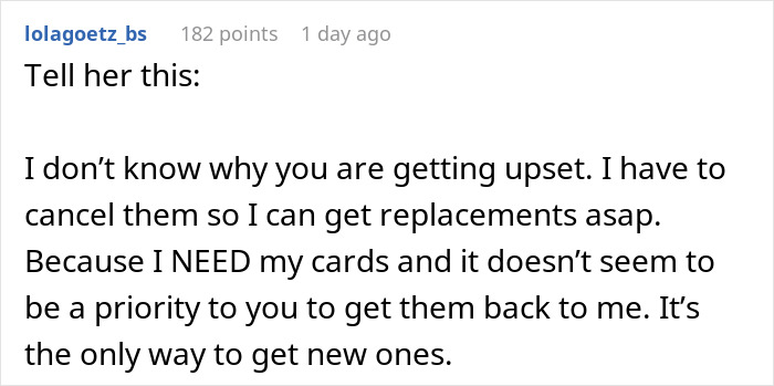 Friend Can’t Find The Time To Return Woman’s Wallet, Woman Decides She’ll Block Her Cards, Friend Goes Crazy Over It