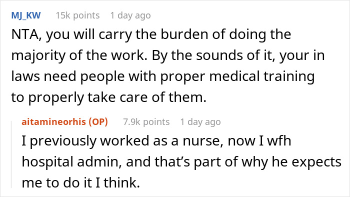 Couple Calls It Quits After Wife Refuses To House Husband’s “Medically Needy” Parents Couple Calls It Quits After Wife Refuses To House Husband’s “Medically Needy” Parents