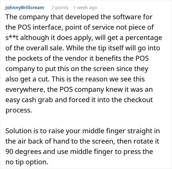 "The 'Don't Have To Interact With A Human' Fee": Tipping Option At Self-Checkout Sparks Outrage