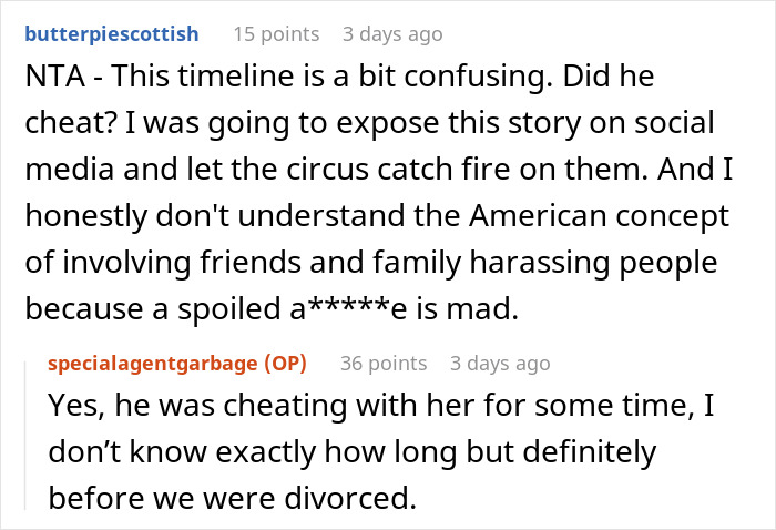 Woman Confronted By Ex Husband's New GF After She Refuses To Watch Their New Baby Woman Confronted By Ex Husband's New GF After She Refuses To Watch Their New Baby