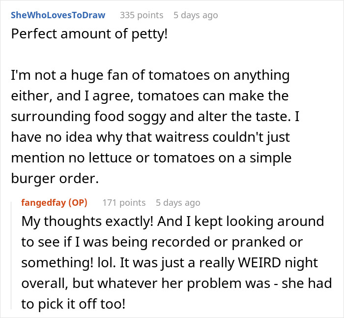 "I Wish I Could've Seen Her Face": Person Teaches Rude Waitress A Lesson After She Refused To Follow Their Food Order "I Wish I Could've Seen Her Face": Person Teaches Rude Waitress A Lesson After She Refused To Follow Their Food Order