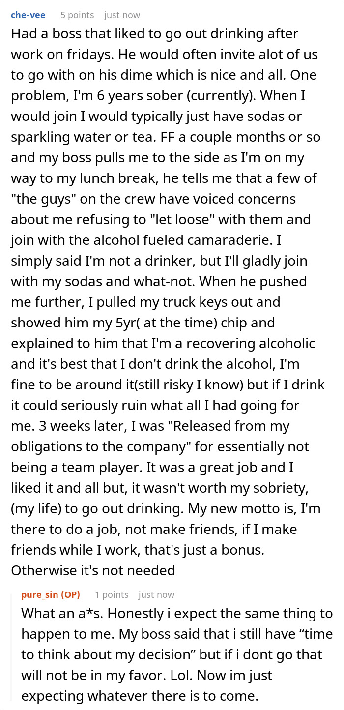 "This Isn't A Business Trip - It's A Vacation": Drama Ensues After Employee Refuses To Spend The Weekend With Her Coworkers