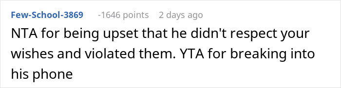 “[Am I The Jerk] For Accessing My Dad’s Phone And Deleting A Picture Of Me?” 