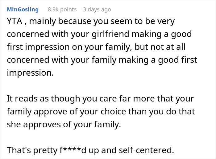 "When I Explained To Her The Tradition, She Was Understandably Bothered": Guy Doesn't Understand Why His GF Won't Follow His Family's Sexist Tradition "When I Explained To Her The Tradition, She Was Understandably Bothered": Guy Doesn't Understand Why His GF Won't Follow His Family's Sexist Tradition