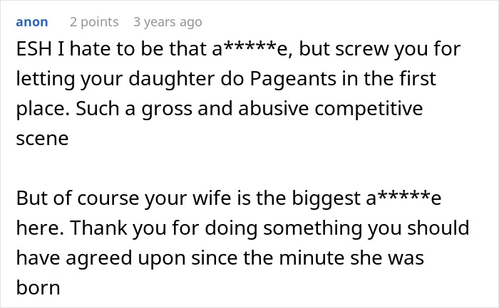 Dad Calls Out Wife And Puts An End To Her Unhealthy Obsession With Their 14-Year-Old Daughter's "Pageant-Ready" Looks, Wonders If He's A Jerk Dad Calls Out Wife And Puts An End To Her Unhealthy Obsession With Their 14-Year-Old Daughter's "Pageant-Ready" Looks, Wonders If He's A Jerk