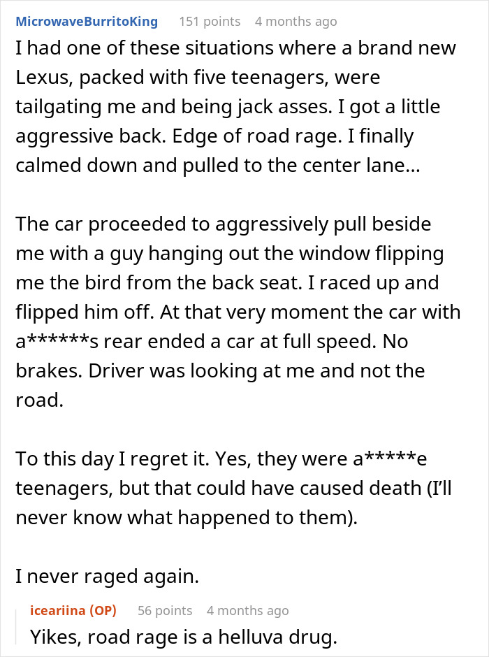 "I See Flashing Lights In My Rearview": Tailgater Learns His Lesson The Hard Way As It Leads To Police Intervention "I See Flashing Lights In My Rearview": Tailgater Learns His Lesson The Hard Way As It Leads To Police Intervention