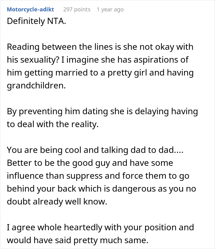 Mom Doesn’t Let 14 Y.O. Son Date, Dad Keeps His Boyfriend A Secret Until She Finds Out And Bursts