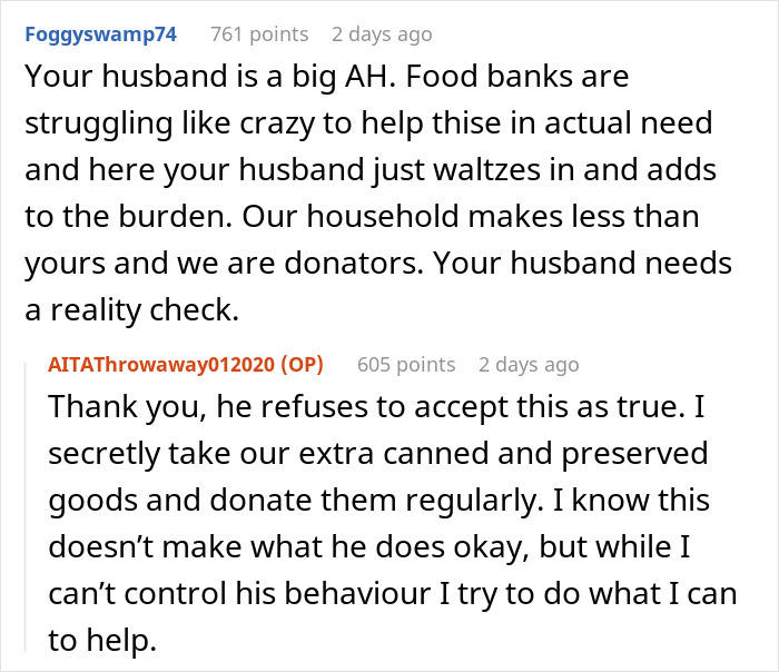Woman Gets Into A Fight With Her Husband Over Him Taking Food From The Needy, He Refuses To Stop