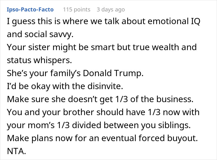 Man Gets Uninvited From Sister's Wedding Because He Advised Her Not To Give Her Twins Names They Will Be Bullied For