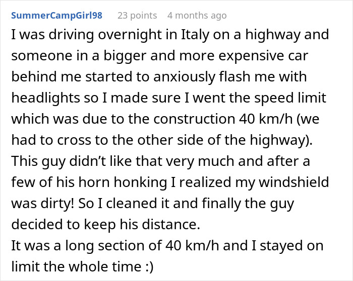 "I See Flashing Lights In My Rearview": Tailgater Learns His Lesson The Hard Way As It Leads To Police Intervention "I See Flashing Lights In My Rearview": Tailgater Learns His Lesson The Hard Way As It Leads To Police Intervention