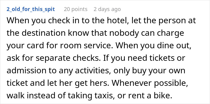 Woman Shares Her Experience With A Friend Who Brought Almost No Money On Vacation Woman Shares Her Experience With A Friend Who Brought Almost No Money On Vacation