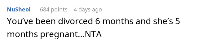 Woman Confronted By Ex Husband's New GF After She Refuses To Watch Their New Baby Woman Confronted By Ex Husband's New GF After She Refuses To Watch Their New Baby