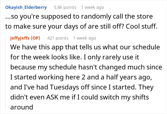 Employee Gets Their Schedule Done By Manager Who “Hates” Them, Wakes Up On Their Day Off To A Voicemail Asking Why They Aren’t At Work