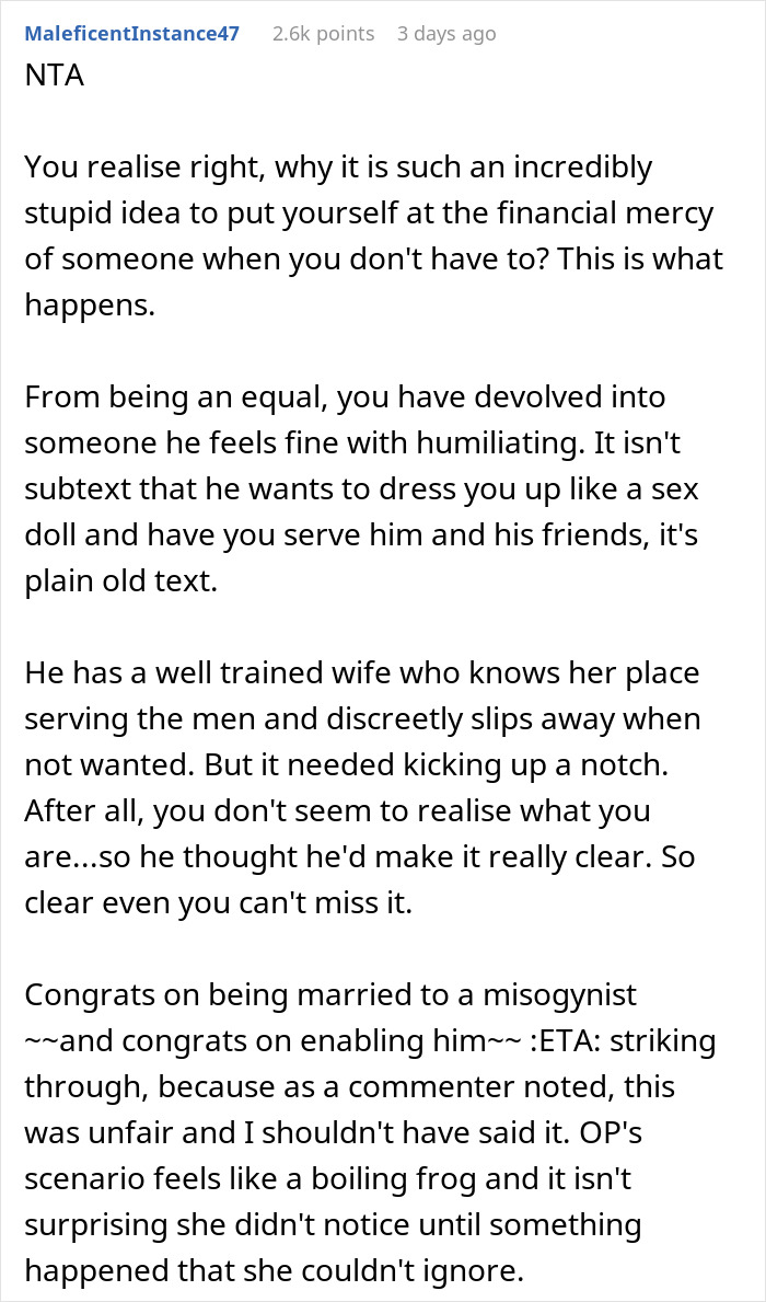 “I Was So Confused”: Wife Wonders If She’s A Jerk For Refusing To Wear Husband’s “Hilarious” Yet Humiliating Gift