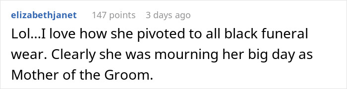 Bride Comes Up With A Brilliant Punishment For Anyone Who Shows Up In White To The Wedding After Seeing What MIL Plans On Wearing Bride Comes Up With A Brilliant Punishment For Anyone Who Shows Up In White To The Wedding After Seeing What MIL Plans On Wearing