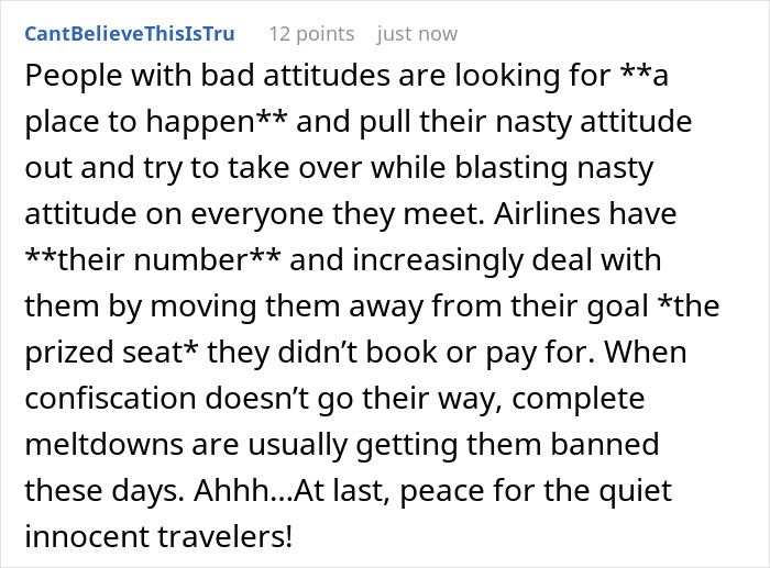 Karen Couple Bother Plane Passenger, Calling Them “Too Fat” For Their Own Seat, Get Served Karma Cake Karen Couple Bother Plane Passenger, Calling Them “Too Fat” For Their Own Seat, Get Served Karma Cake