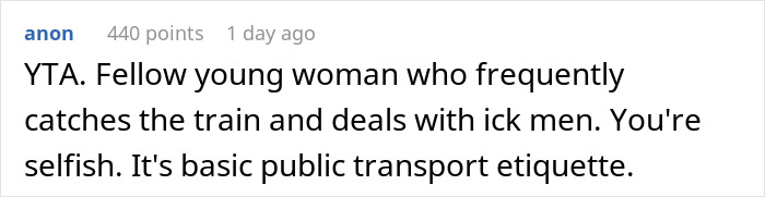 Woman Doesn’t Want Men Sitting Next To Her On A Busy Train, Gets In An Argument When She’s Asked To Move Her Bag From An Empty Seat