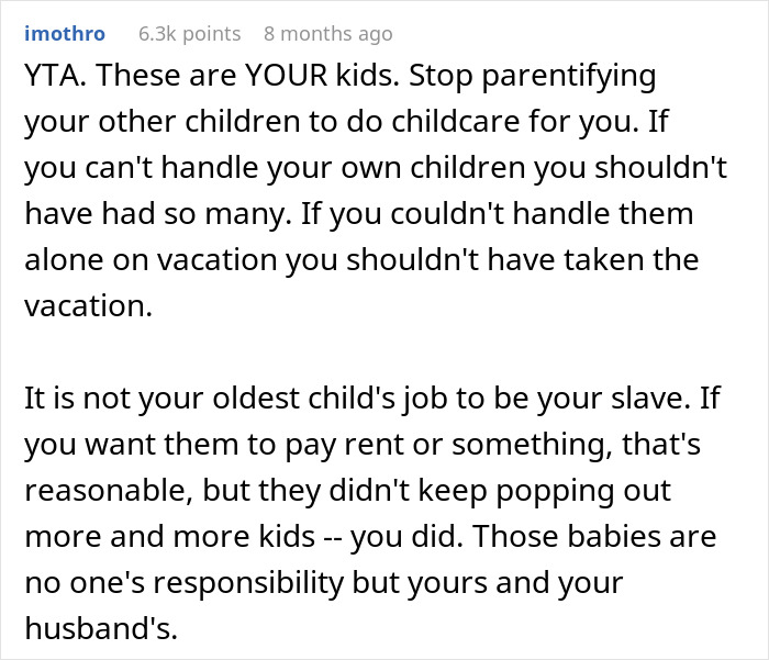 Pregnant Mom Of 5 Threatens To Kick Her Oldest Son Out For Not Helping With The Kids, Another Son Finds Her Post Online And Exposes Her Dirty Laundry
