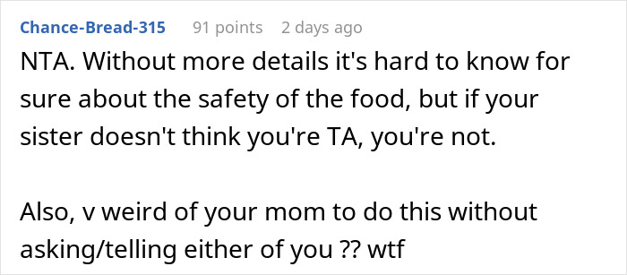 Woman Tells Her Sister's Wedding Guests Not To Touch The Food Because It's Leftovers From Her Wedding 8 Months Ago Woman Tells Her Sister's Wedding Guests Not To Touch The Food Because It's Leftovers From Her Wedding 8 Months Ago