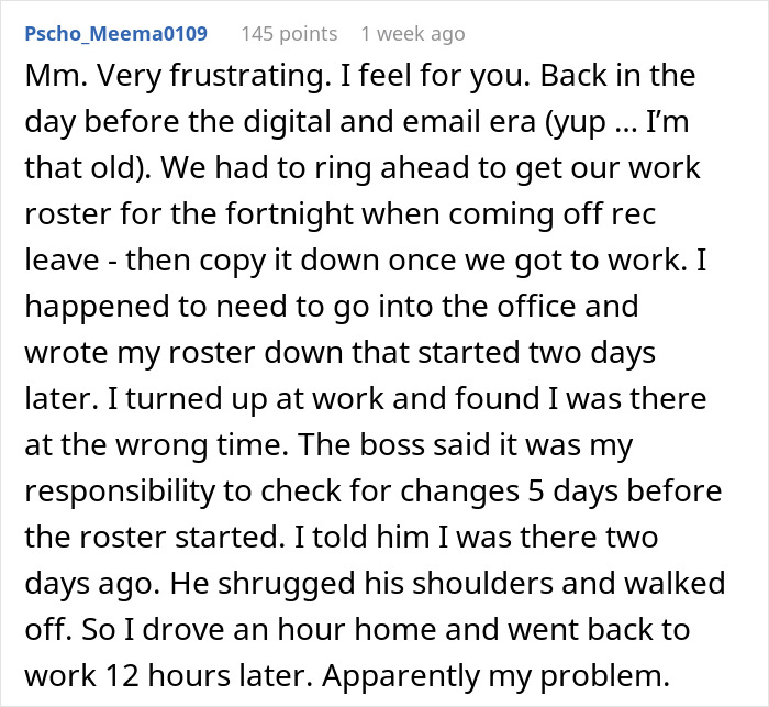 Employee Gets Their Schedule Done By Manager Who “Hates” Them, Wakes Up On Their Day Off To A Voicemail Asking Why They Aren’t At Work