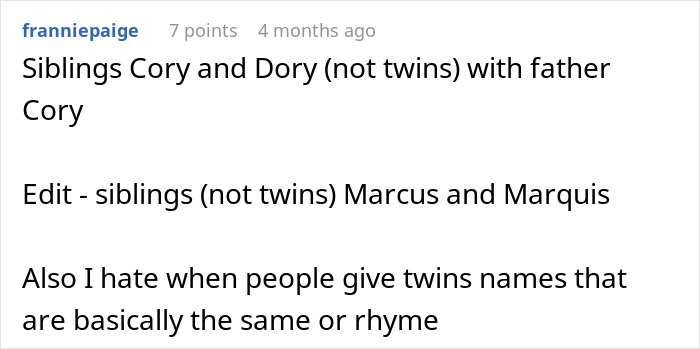 "Brick And Stone Wall": People Share The Most Unfortunate Names Parents Gave Their Twins After Teacher Blasts Her Students' Parents "Brick And Stone Wall": People Share The Most Unfortunate Names Parents Gave Their Twins After Teacher Blasts Her Students' Parents