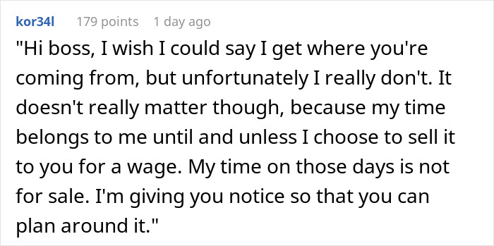 Boss Turns Down This Employee’s Vacation To Europe Because They Feel That Taking 7-9 Days Off Is ‘Unfair’ To Others Boss Turns Down This Employee’s Vacation To Europe Because They Feel That Taking 7-9 Days Off Is ‘Unfair’ To Others