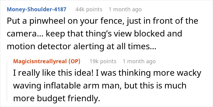 Neighbor Builds A Fence And Puts Up A Camera Facing This Guy’s Yard, People In The Comments Come Up With The Best Solutions