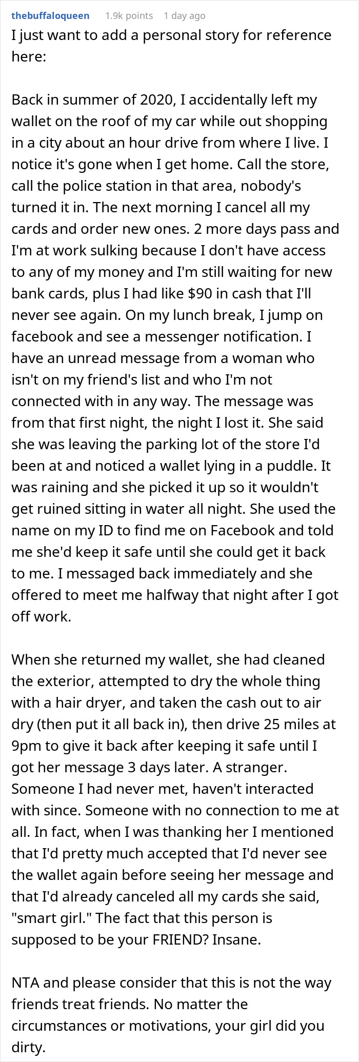 Friend Can’t Find The Time To Return Woman’s Wallet, Woman Decides She’ll Block Her Cards, Friend Goes Crazy Over It