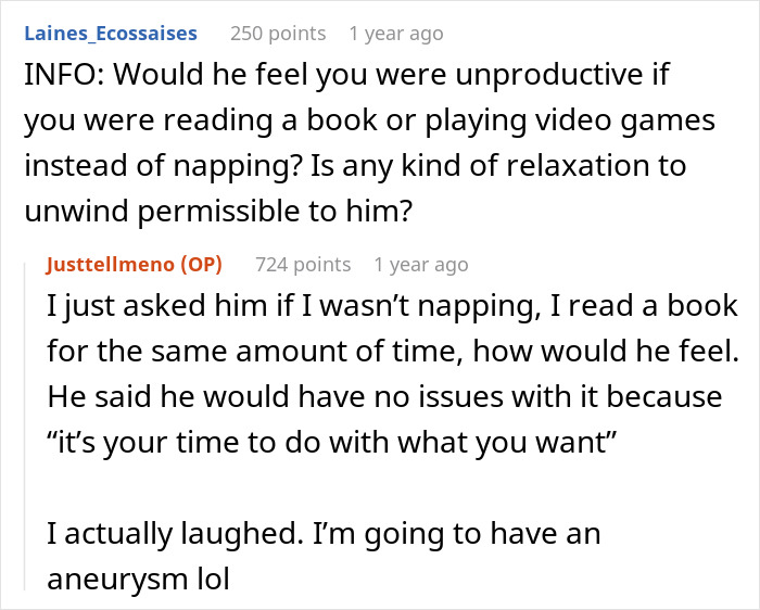“I Can Nap Whenever I Want”: A Woman Wonders If She Is In The Wrong For Constantly Napping After Work “I Can Nap Whenever I Want”: A Woman Wonders If She Is In The Wrong For Constantly Napping After Work